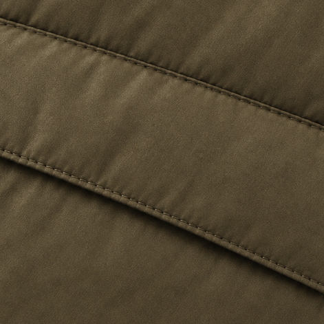 Reversible Hooded Long Puffer Coat with Faux Shearling Lining