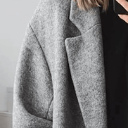 Adrienne Oversized Double-Breasted Wool-Blend Winter Coat for Women