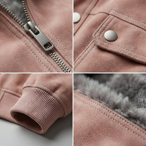 Jacob Tailored Lambskin Leather Bomber Jacket for Men