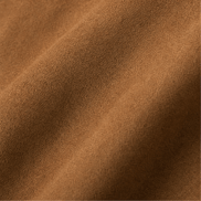 Sherpa-Lined Suede-Finish Lapel Jacket with Mid-Length Tailored Cut