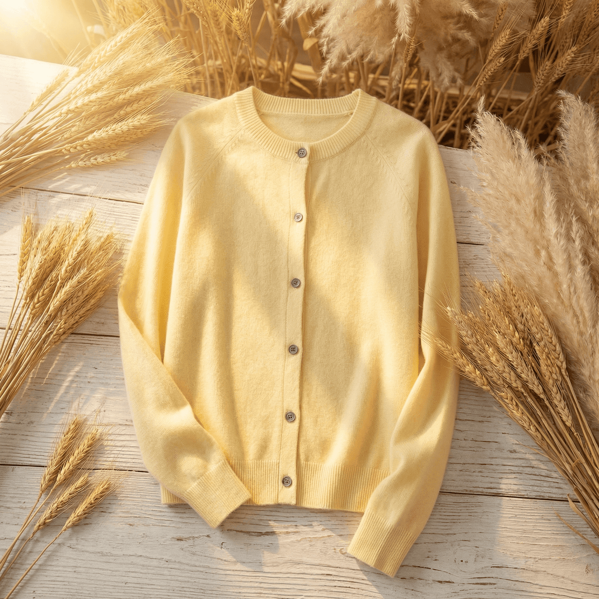Avery Merino Wool Knitted Cardigan Jumper for Ladies at Christmas