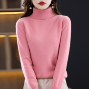 Elena Cashmere Blend Turtleneck Jumper for Ladies Christmas Wear