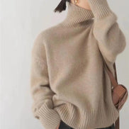 Dora Roll Neck Cashmere Knitted Jumper for Women