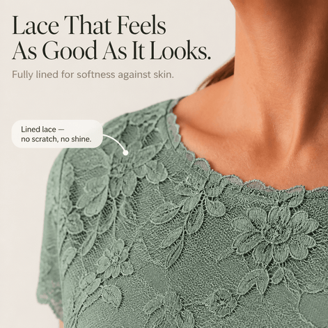 Lace Bodice Chiffon Women's Midi Dress with Ruffle Skirt