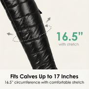Women's Fleece-Lined Over-the-Knee Boots with Wedge Sole