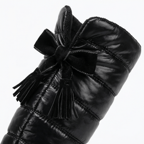 Women's Fleece-Lined Over-the-Knee Boots with Wedge Sole