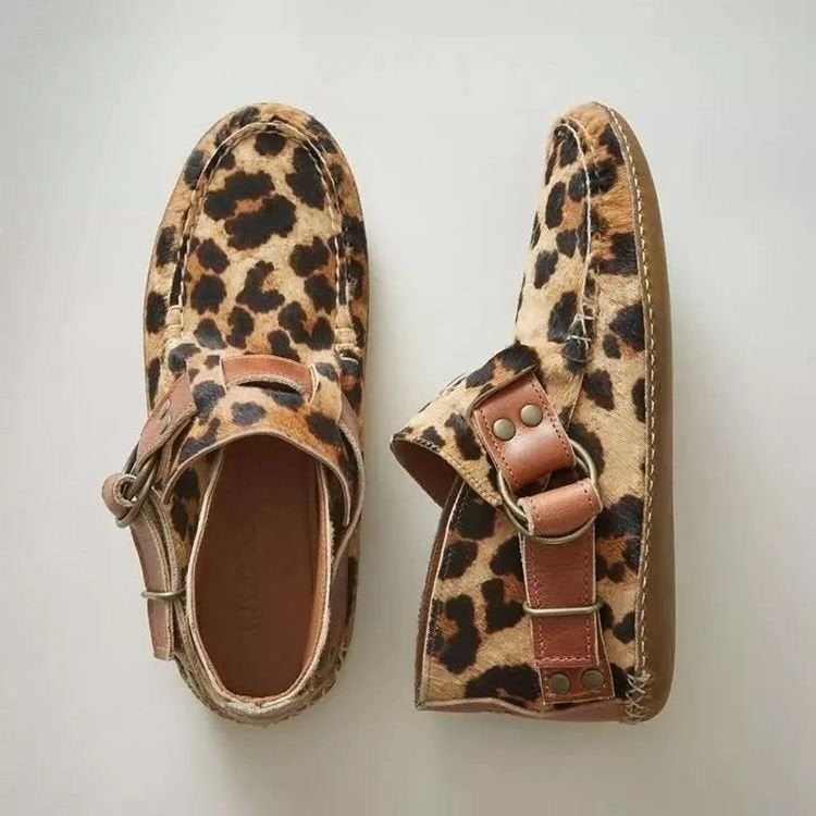 Women's Suede Shearling-Lined Ankle Boots with Buckle Strap Detail