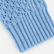 Petronella Open-Work Sleeve Cable Knit Jumper for Women