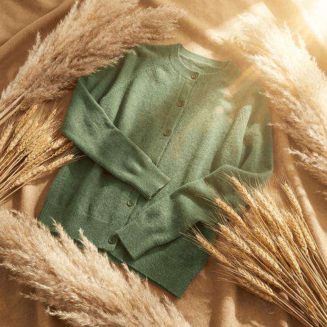 Avery Merino Wool Knitted Cardigan Jumper for Ladies at Christmas