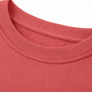 Oversized Kangaroo Pocket Fleece Sweatshirt with Crew Neck