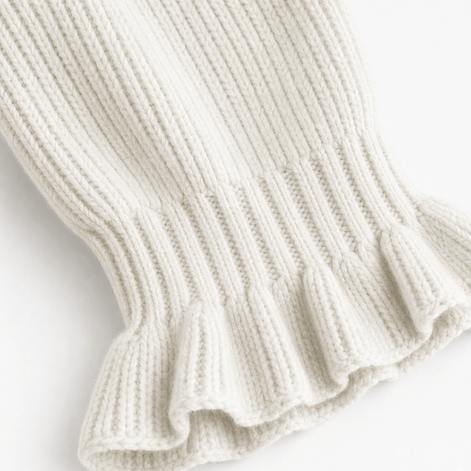 Vessa Ribbed V-Neck Button Detail Women's Knitted Jumper
