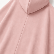 Hooded Cape and Wide-Leg Trouser Loungewear Set for Women