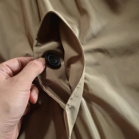 Men's Weather-Resistant Coat with Quilted Lining