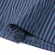 Vestara Striped V-Neck Maxi Dress with Pockets and Long Sleeves