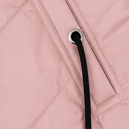 Women's Longline Hooded Quilted Puffer Jacket with Zip Front