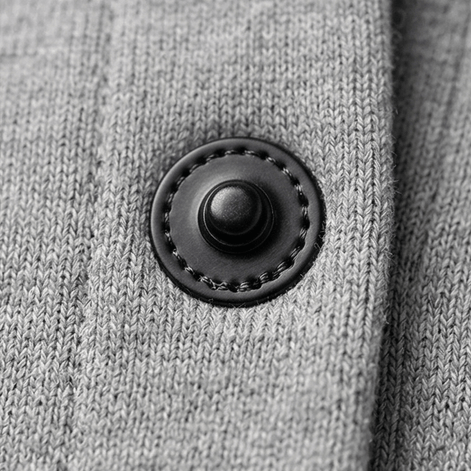 Women's Hooded Knitted Cardigan with Button Front and Pockets