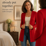 Linevalle V-Neck Single-Button A-Line Women's Tailored Blazer in Polyester