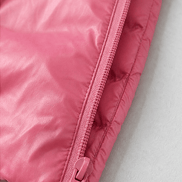 Women's Quilted Puffer Jacket with Detachable Hood and Packable Design