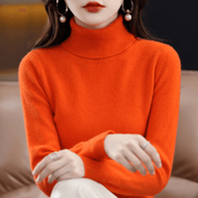 Elena Cashmere Blend Turtleneck Jumper for Ladies Christmas Wear
