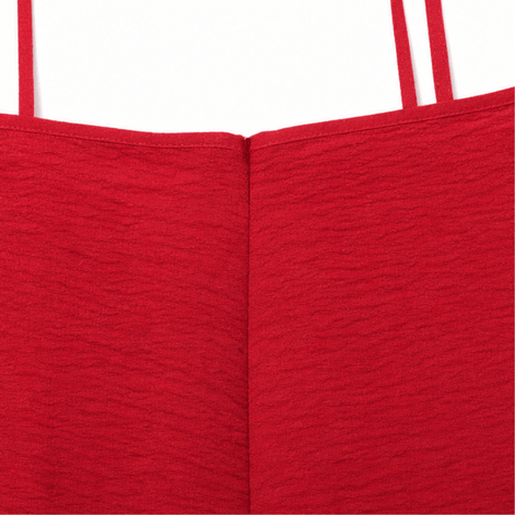 Women's Linen-Look Maxi Slip Dress with Adjustable Straps