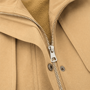 Midluna Adjustable Waist Mid-Length Hooded Winter Parka for Women