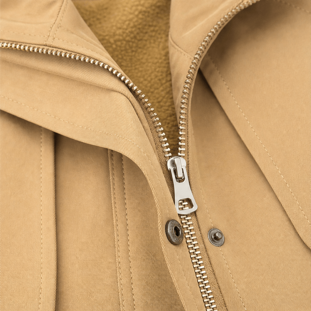 Midluna Adjustable Waist Mid-Length Hooded Winter Parka for Women