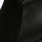 Fleece-Lined Knee High Boots for Women with Faux Fur Trim