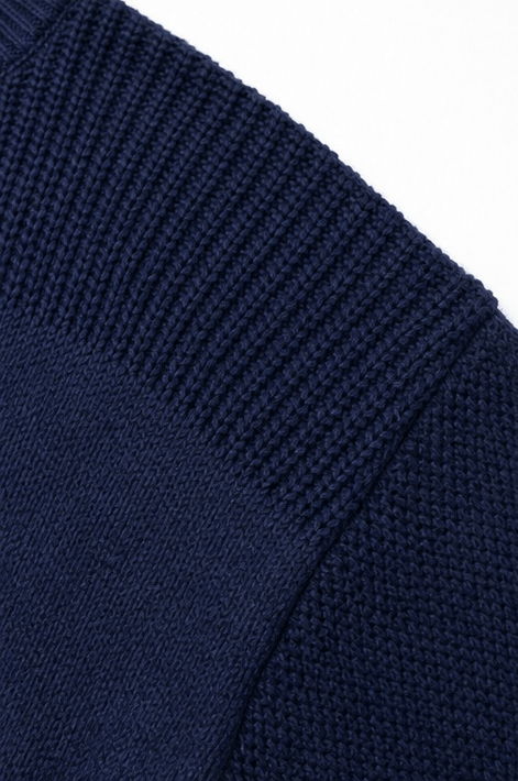 Women's Ribbed Dropped-Shoulder Oversized Knitted Jumper