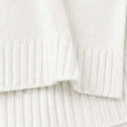 Women's Hooded Knit Jumper with Drawstring and Dropped Shoulders