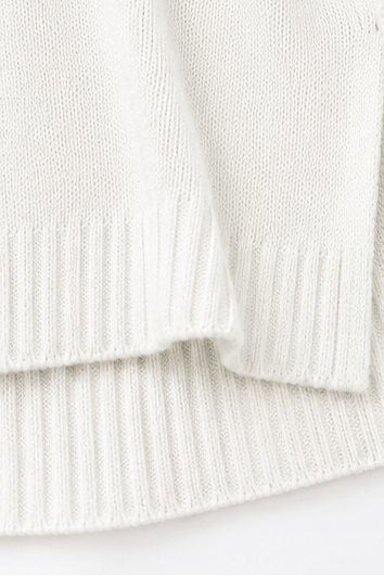 Women's Hooded Knit Jumper with Drawstring and Dropped Shoulders