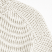 Vessa Ribbed V-Neck Button Detail Women's Knitted Jumper