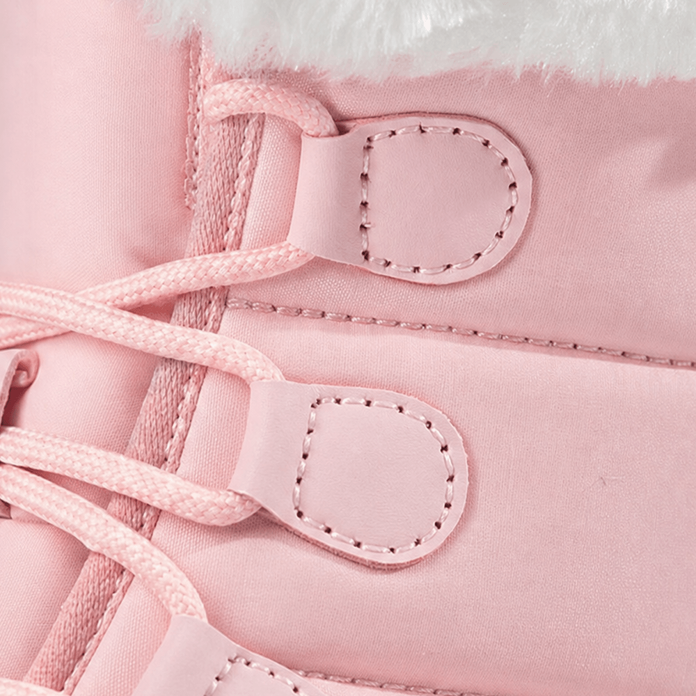Fleece-Lined Non-Slip Platform Mid-Calf Winter Boots for Women